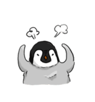 Fluffy Baby Penguins（個別スタンプ：6）