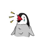 Fluffy Baby Penguins（個別スタンプ：8）