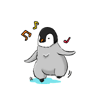 Fluffy Baby Penguins（個別スタンプ：9）