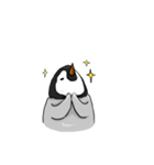 Fluffy Baby Penguins（個別スタンプ：10）