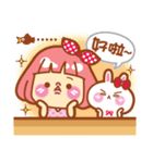 Lin Lin Chan ＆ Machi Rabbit（個別スタンプ：7）