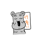 big nose hippo（個別スタンプ：10）