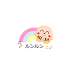 かわいいだるまさん（個別スタンプ：3）