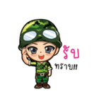 little soilder 2（個別スタンプ：1）