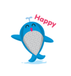 Happy Whale（個別スタンプ：3）