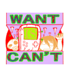 友達はゲーム機！なコミュ障ガールスタンプ（個別スタンプ：3）