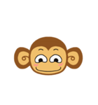 Lazy Lazy Monkey (New)（個別スタンプ：1）