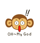 Lazy Lazy Monkey (New)（個別スタンプ：5）