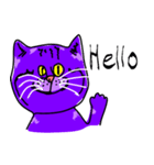 Cat Purple Cat（個別スタンプ：7）