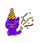 Cat Purple Cat（個別スタンプ：9）