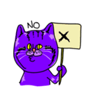Cat Purple Cat（個別スタンプ：16）