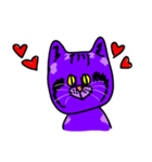 Cat Purple Cat（個別スタンプ：19）