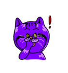 Cat Purple Cat（個別スタンプ：30）