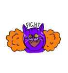 Cat Purple Cat（個別スタンプ：34）