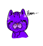 Cat Purple Cat（個別スタンプ：40）