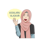 Gorgeous Hijab Girl 1（個別スタンプ：2）