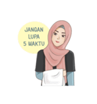 Gorgeous Hijab Girl 1（個別スタンプ：3）