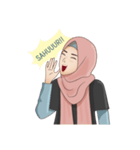 Gorgeous Hijab Girl 1（個別スタンプ：4）