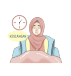 Gorgeous Hijab Girl 1（個別スタンプ：7）