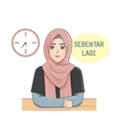 Gorgeous Hijab Girl 1（個別スタンプ：10）