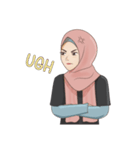 Gorgeous Hijab Girl 1（個別スタンプ：11）