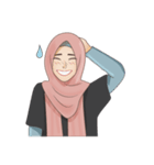 Gorgeous Hijab Girl 1（個別スタンプ：14）