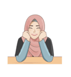 Gorgeous Hijab Girl 1（個別スタンプ：15）