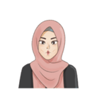 Gorgeous Hijab Girl 1（個別スタンプ：16）