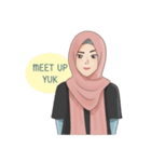 Gorgeous Hijab Girl 1（個別スタンプ：18）