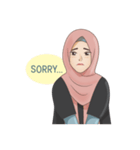 Gorgeous Hijab Girl 1（個別スタンプ：21）