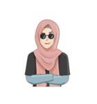 Gorgeous Hijab Girl 1（個別スタンプ：24）