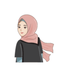 Gorgeous Hijab Girl 1（個別スタンプ：25）