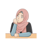 Gorgeous Hijab Girl 1（個別スタンプ：26）