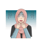Gorgeous Hijab Girl 1（個別スタンプ：28）
