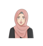 Gorgeous Hijab Girl 1（個別スタンプ：31）
