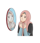 Gorgeous Hijab Girl 1（個別スタンプ：33）