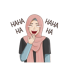 Gorgeous Hijab Girl 1（個別スタンプ：35）