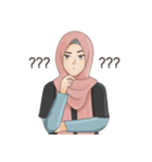 Gorgeous Hijab Girl 1（個別スタンプ：39）