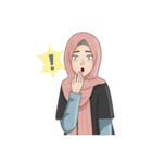 Gorgeous Hijab Girl 1（個別スタンプ：40）