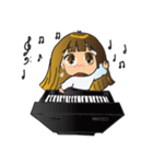 Little Miss Pianist（個別スタンプ：1）