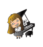 Little Miss Pianist（個別スタンプ：20）