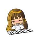 Little Miss Pianist（個別スタンプ：32）