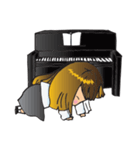 Little Miss Pianist（個別スタンプ：33）