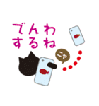 three eyebrow Mayuko（個別スタンプ：33）