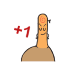 puppet and forefinger（個別スタンプ：31）