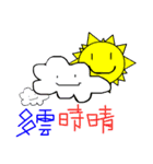 the QQ weather（個別スタンプ：3）