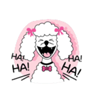 "LUCY the Crooked Jaw Poodle"（個別スタンプ：3）