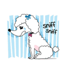 "LUCY the Crooked Jaw Poodle"（個別スタンプ：11）
