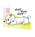 "LUCY the Crooked Jaw Poodle"（個別スタンプ：14）