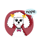 "LUCY the Crooked Jaw Poodle"（個別スタンプ：15）